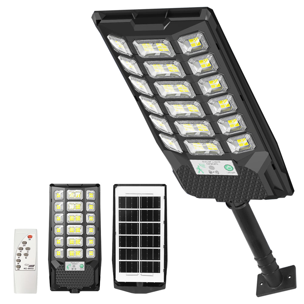 Solar Lights Outdoor, 60000LM Waterproof Street Lights Outdoor, Motion Sensor Solar Parking Lot Lights Dusk to Dawn, Outdoor Lights for Yard, Garage, Driveway